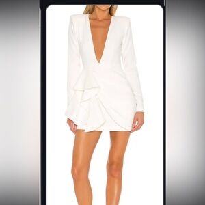 Michael costello white dress